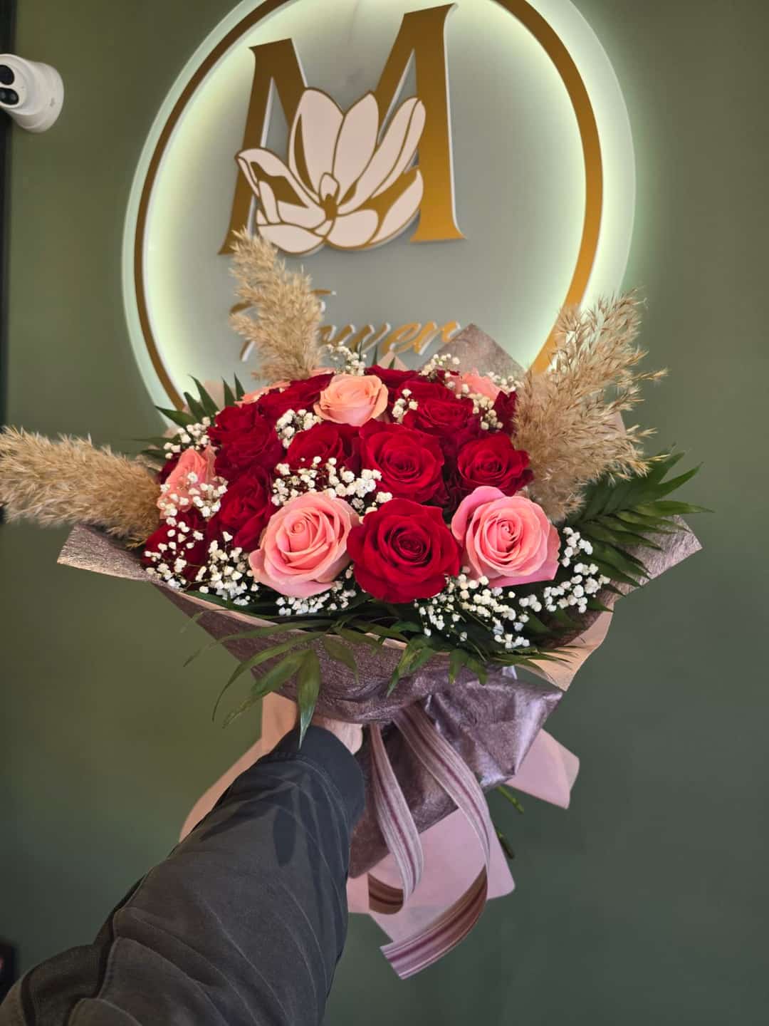 Микс от 17 рози