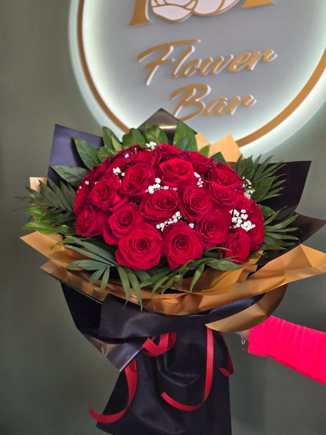 Букет от 25 червени рози